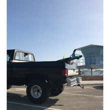 Load image into Gallery viewer, POP Board Co 9'6" Saltwater Beaver Red/ Blue Fiberglass Paddle Board