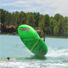 Load image into Gallery viewer, 1 man riding Rave Sports Mambo 3 Rider Towable 02463