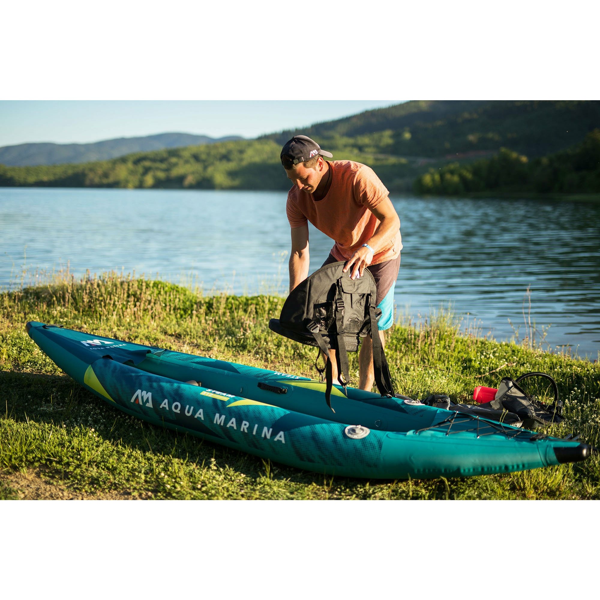 Aqua Marina Steam 1 Person Reinforced Kayak ST-312-22