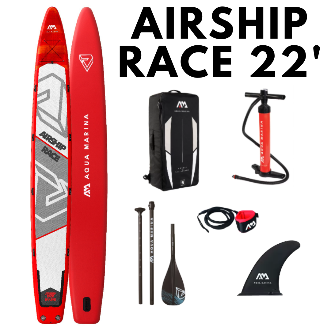 Inflatable Paddle Board - Aqua Marina 2021 Airship Race 22'0