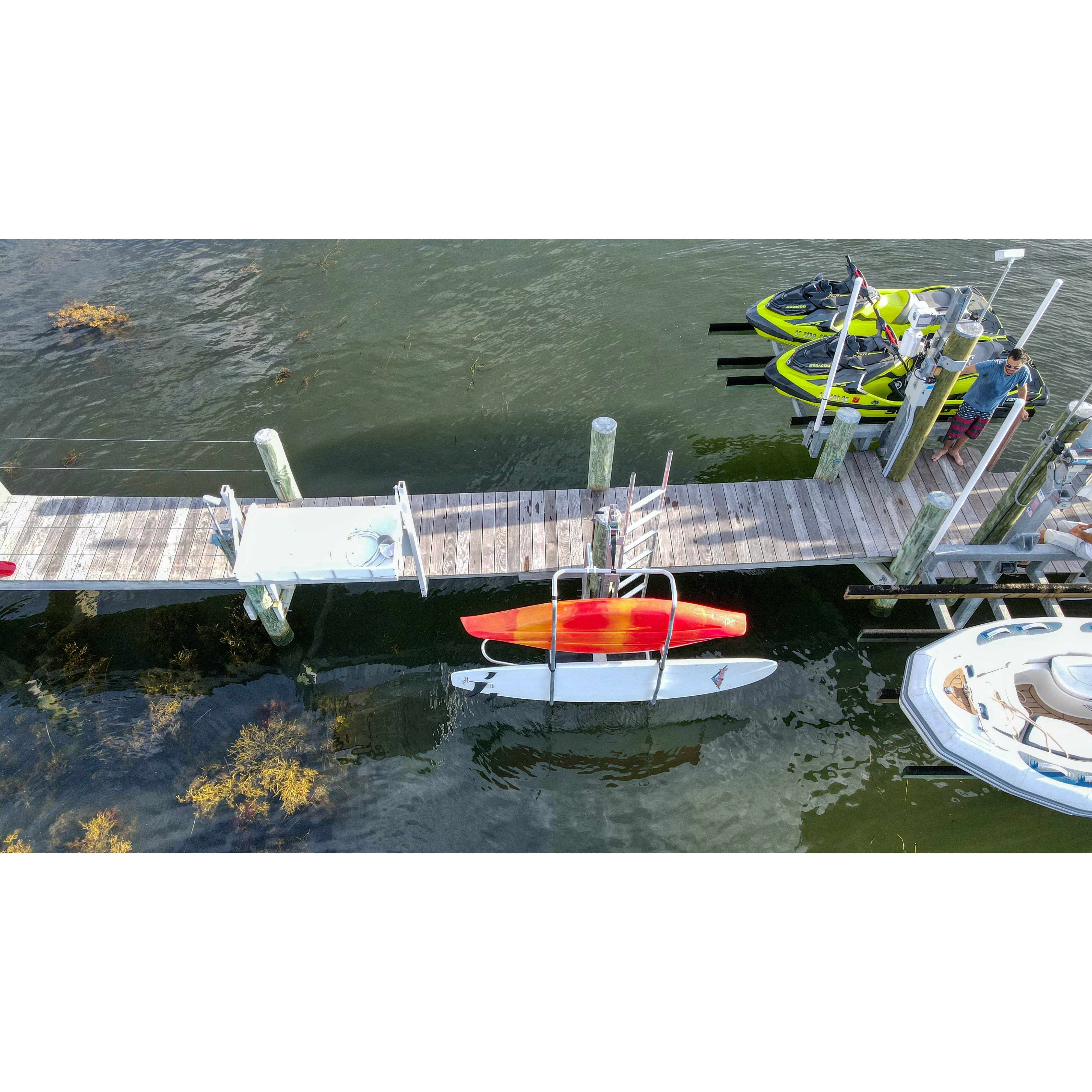 Seahorse Fixed Dock Double Kayak Launch