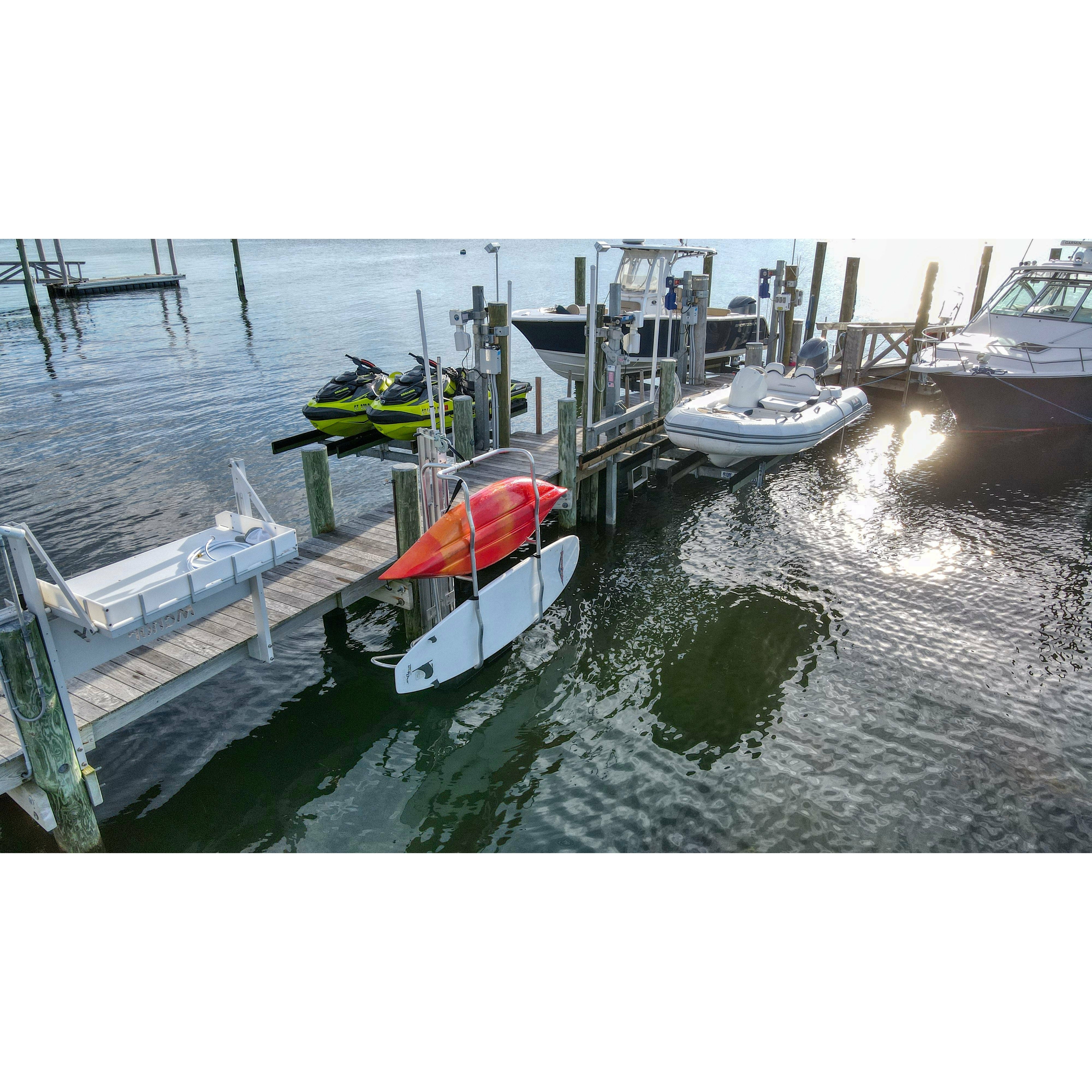 Seahorse Fixed Dock Double Kayak Launch