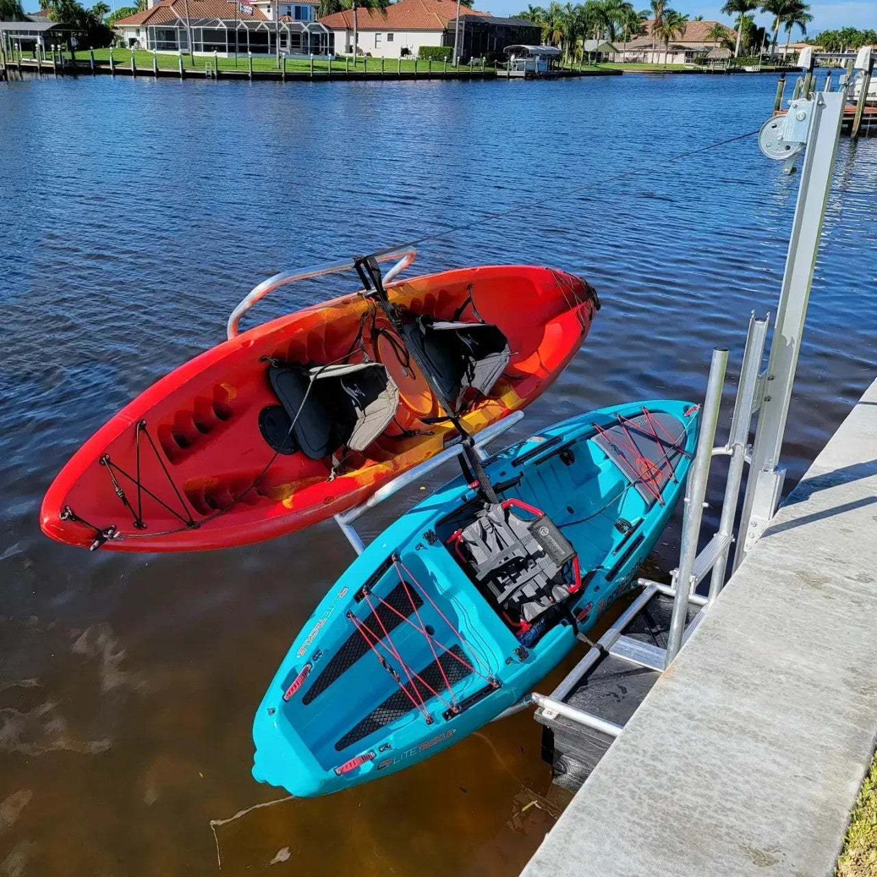 Seahorse Fixed Dock Double Kayak Launch