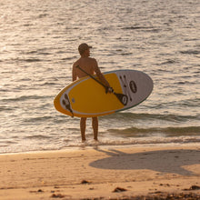 Load image into Gallery viewer, POP Board Co 11'0" The POP Up Yellow/ Turquoise Stand Up Paddle Board