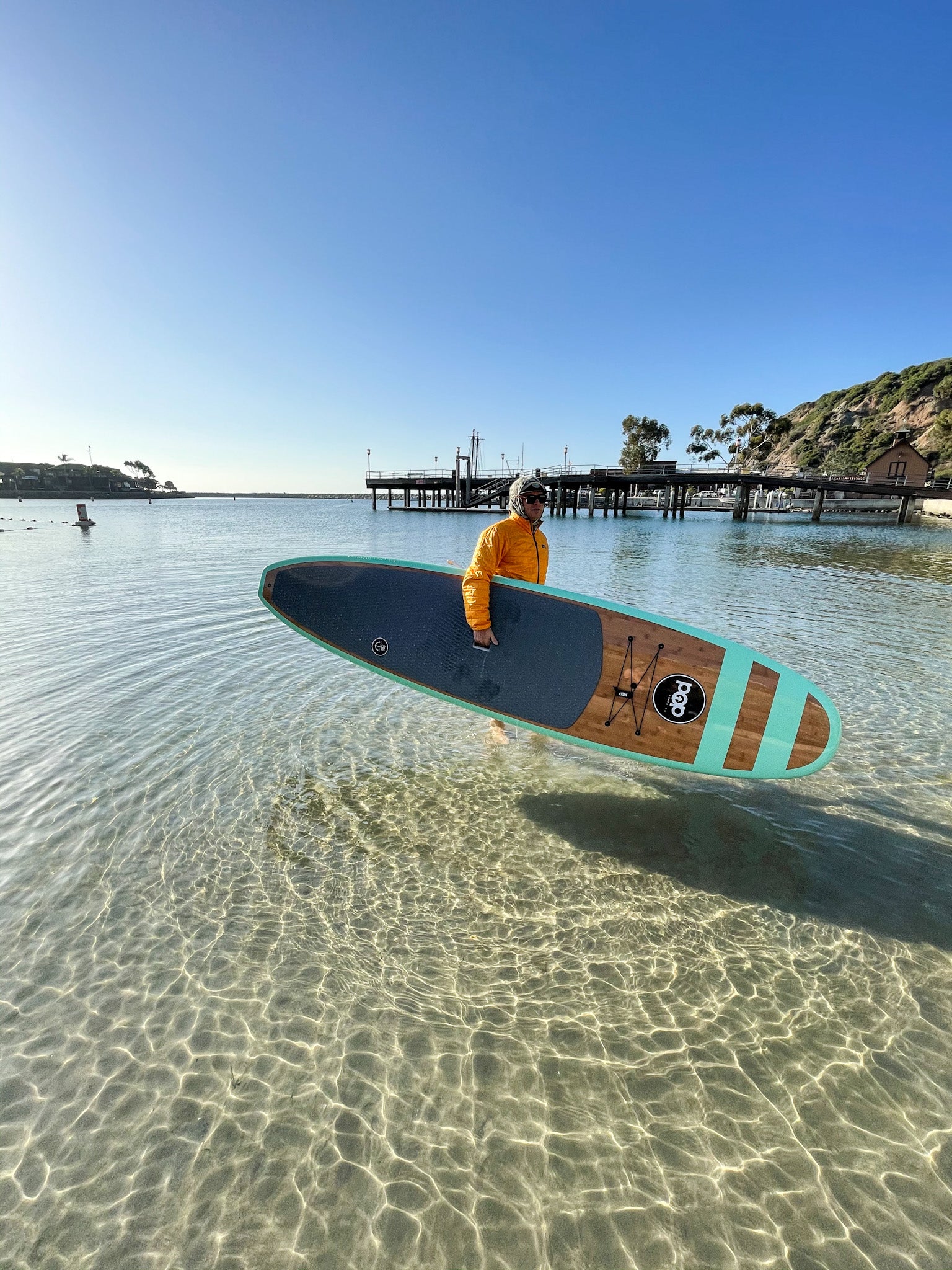 POP Board Co 11'0" Huckleberry Mint Bamboo Paddle Board