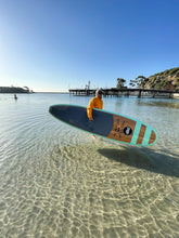 Load image into Gallery viewer, POP Board Co 11'0" Huckleberry Mint Bamboo Paddle Board