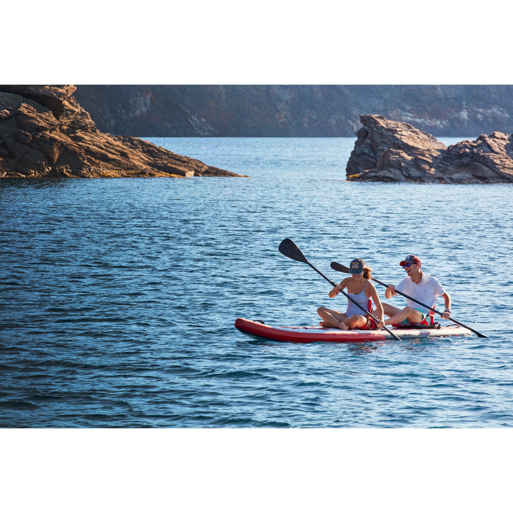 Red Shark Paddle Board with Kayak Kit