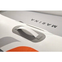 Inflatable boat - Aqua Marina Deluxe U-Type Yacht Tender 11’6″ (350cm) with DWF Air Deck BT-UD350 grab handle