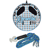 Load image into Gallery viewer, Rave Sports X-Frantic 3 Rider Towable 02407 with Heavy Duty Tow Harness 02335