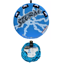 Load image into Gallery viewer, Rave Sports Storm 2 Rider Towable 02322 with 6 Rider Tow Rope 01037