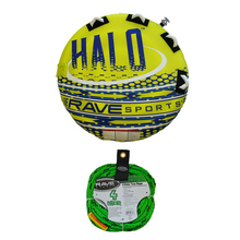 Load image into Gallery viewer, Rave Sports Halo 2 Rider Towable 02825 with  4 Rider Tow Rope 02332