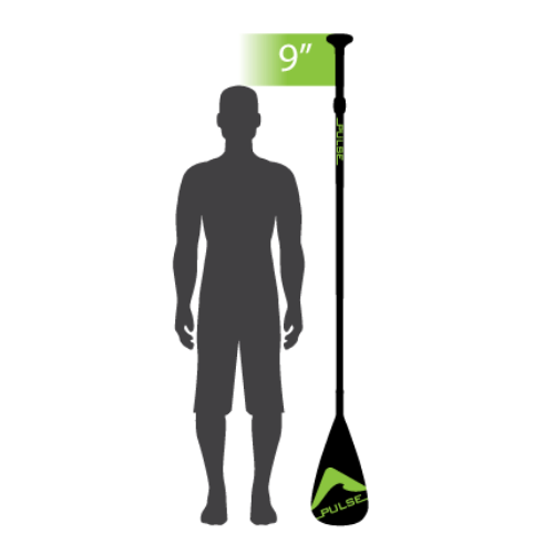 Pulse Bamboo Carbon Adjustable iSup Paddle