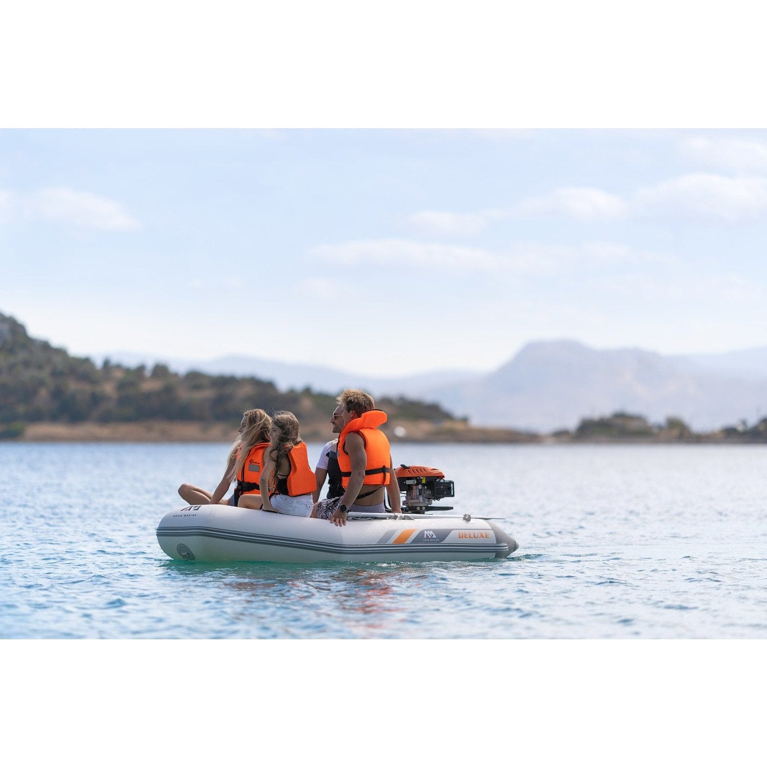 Boat - Aqua Marina The A-Deluxe Sports Boat W/Aluminum Deck BT-88850AL