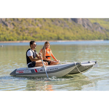 Load image into Gallery viewer, Boat -Man and Woman sailing with the Aqua Marina The Aircat Catamaran BT-AC335