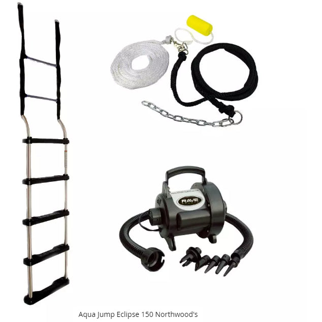 Bouncer - Rave Sports Aqua Jump 150 Northwoods Water Trampoline 00151