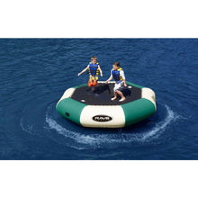 Load image into Gallery viewer, 2 Kids in Rave Sports Northwood's Bongo Bouncer 10 - 10' Springless Water Bouncer 02086