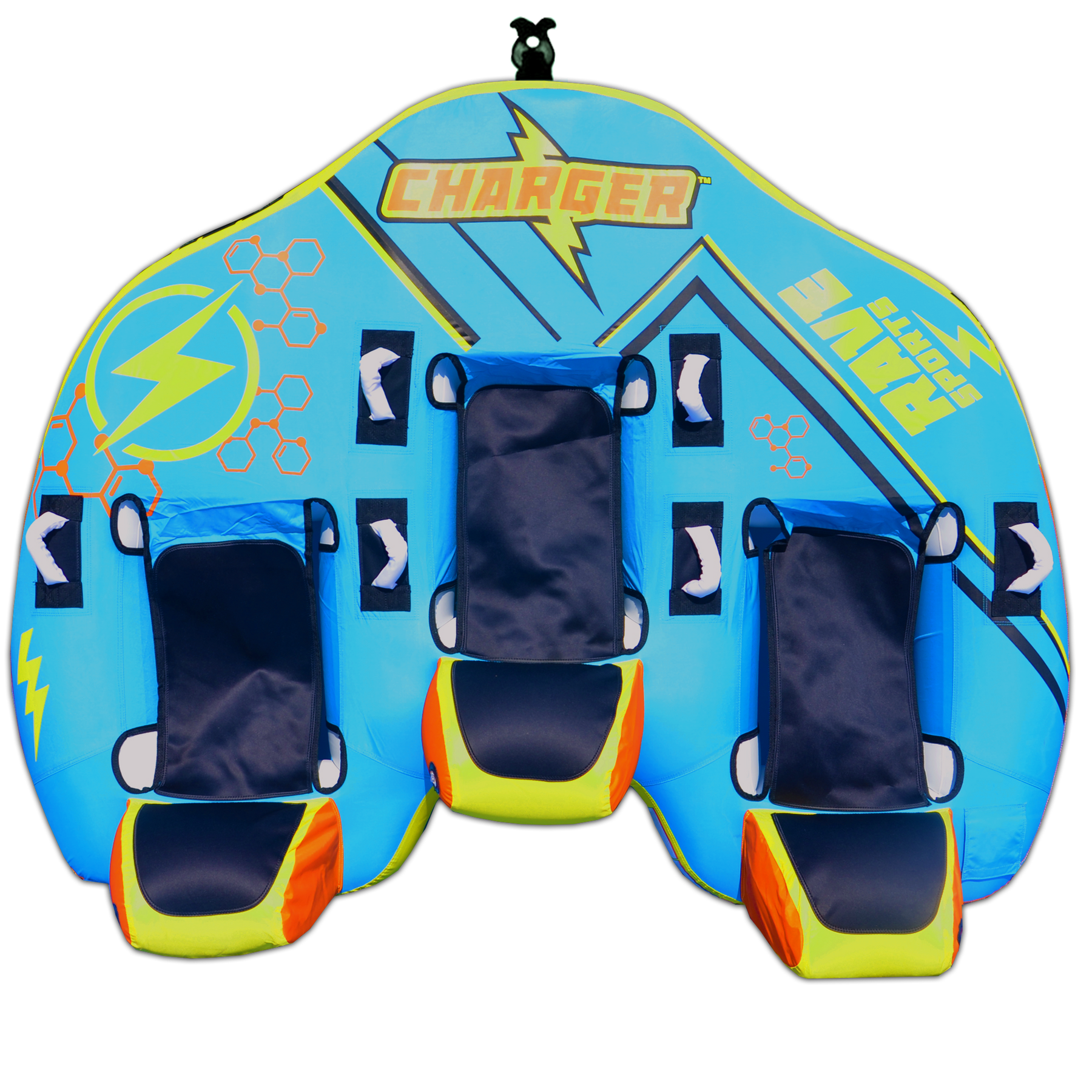 Rave Charger 3P Towable Tube top view