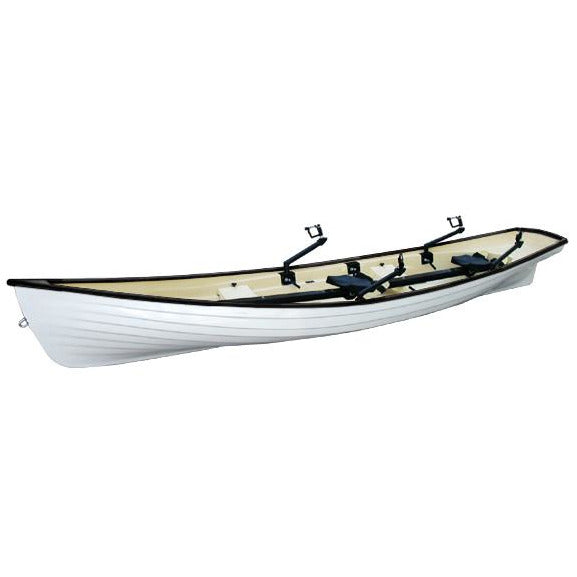White With Bone Interior Heritage 15 Classic Little River Double Rowboat