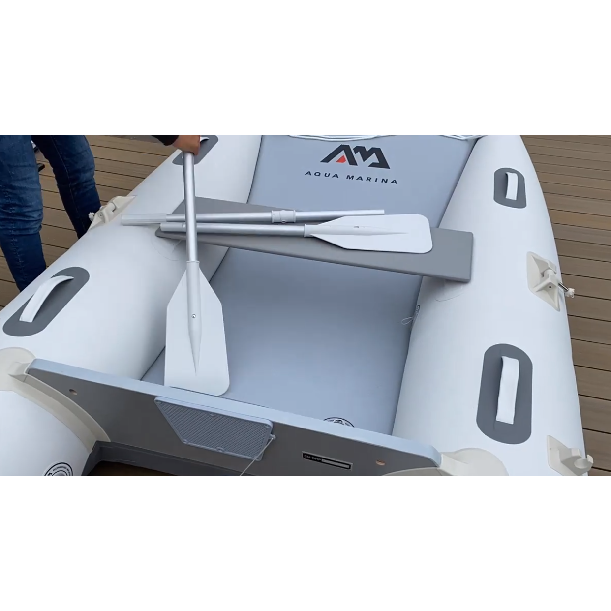 Boat - Aqua Marina The Aircat Catamaran BT-AC335 with oar set