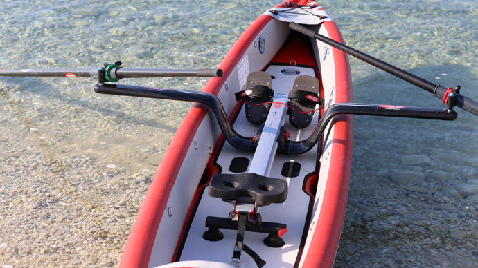 AirKayak16' with the ROWONAIR RowMotion Universal Rowing Unit