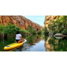 Load image into Gallery viewer, Inflatable Paddle Board - POP Board Co 11'0" The POP Up Yellow/ Turquoise