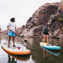Load image into Gallery viewer, Inflatable Paddle Board - POP Board Co 11'0" The POP Up Yellow/ Turquoise