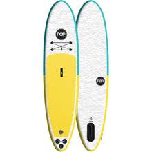 Load image into Gallery viewer, Inflatable Paddle Board - POP Board Co 11'0" The POP Up Yellow/ Turquoise