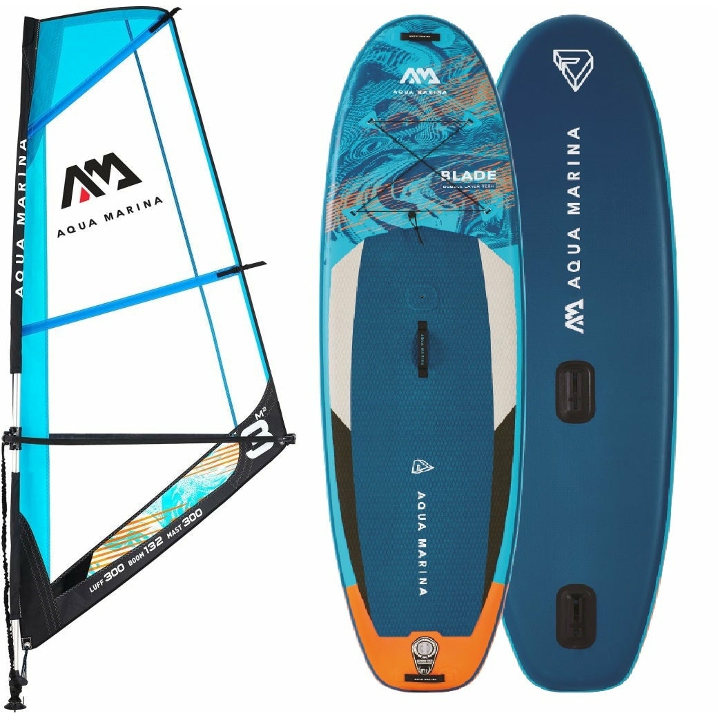 Windsurf Sail - Aqua Marina Blade Sail Rig Package - 3m2 Sail Rig with Blade Paddleboard