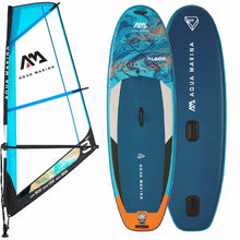 Load image into Gallery viewer, Windsurf Sail - Aqua Marina Blade Sail Rig Package - 3m2 Sail Rig with Blade Paddleboard