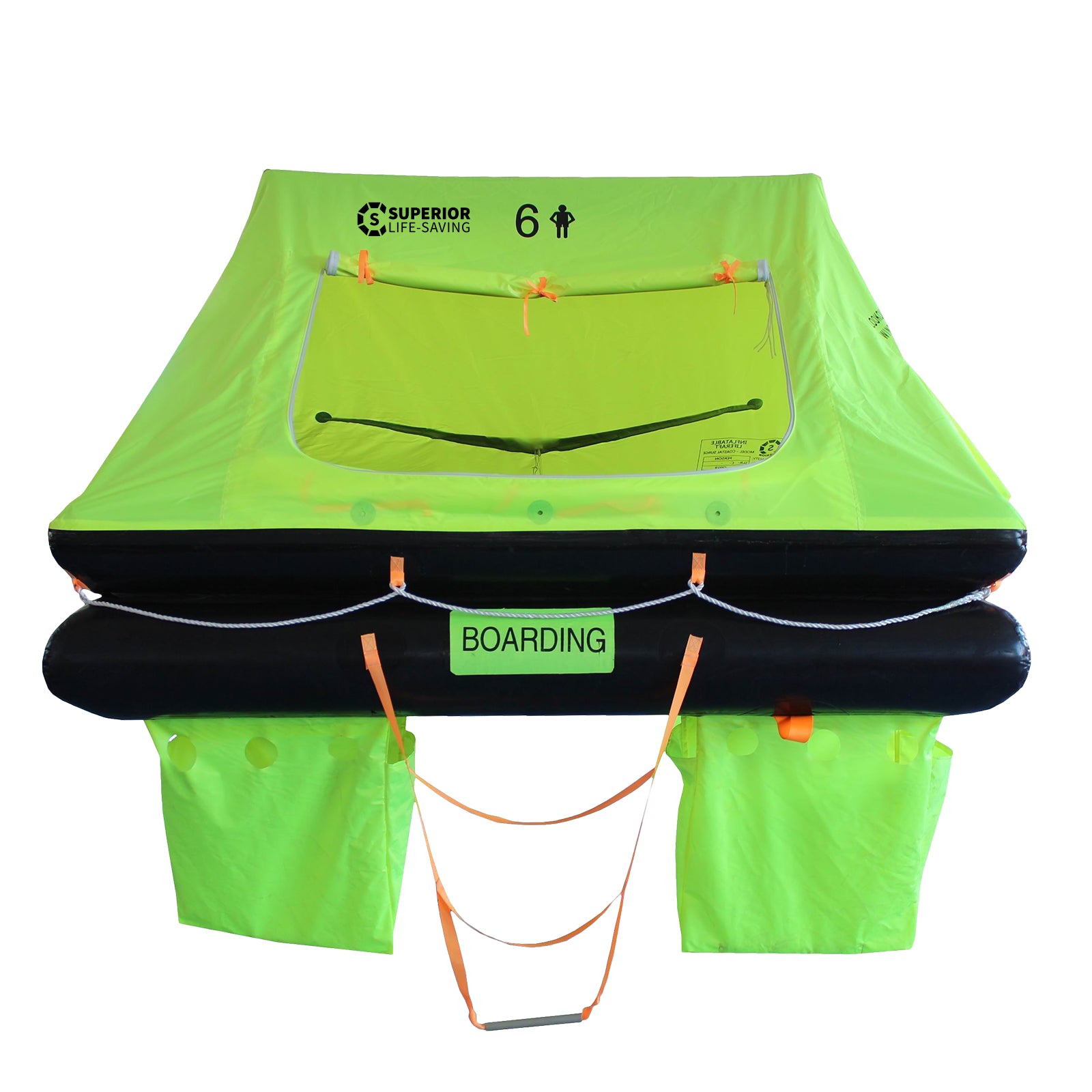 Life Raft - Superior Coastal Surge Life Raft, 6 Person