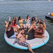 Load image into Gallery viewer, Platform - Solstice Watersports Inflatable 10' X 10' X 8"  Circular Mesh Dock 38100