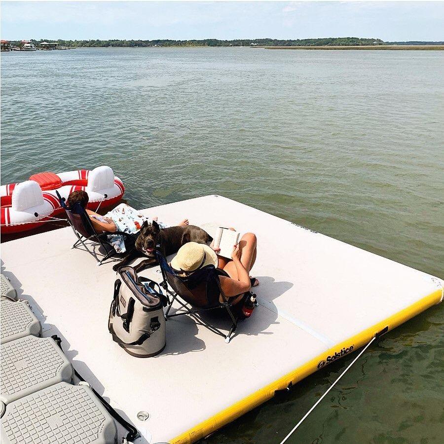 Platform - Solstice Watersports Inflatable Dock 10' X 10' 31010