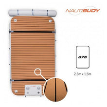Load image into Gallery viewer, Platforms/Mats - NautiBuoy Sport Teak 375 Platform