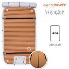Load image into Gallery viewer, Platforms/Mats - NautiBuoy 375 Voyager Teak 8'2" Platform