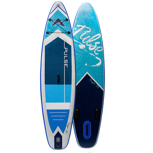 Pulse The Tropic 13 ft Inflatable Stand Up Paddleboard Front and Back Side