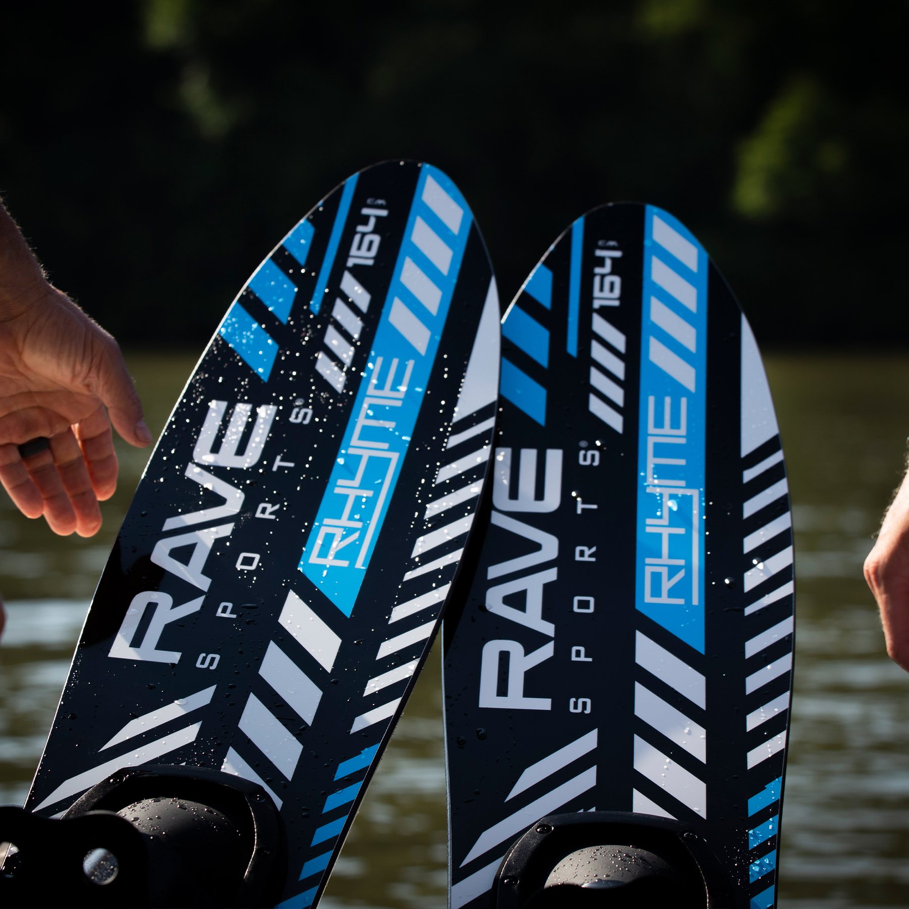 Rave Adult Rhyme Shaped Combo Water Ski Close Look
