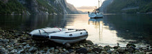 Load image into Gallery viewer, Takacat T260LX Inflatable Boat at the side of the lake