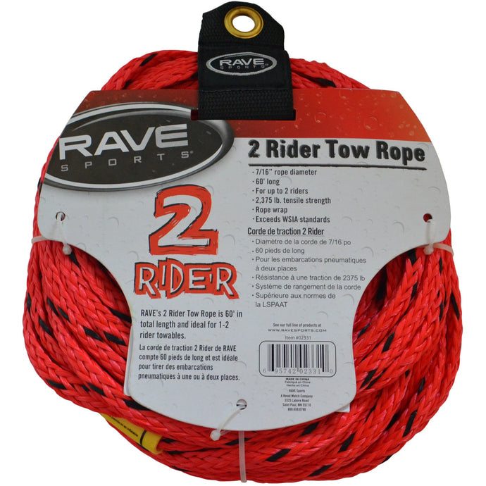 Towables / Tubes - Rave Sports 2 Rider Tow Rope 02331