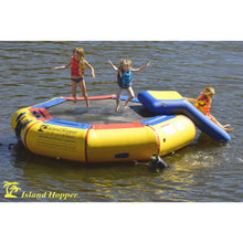 Load image into Gallery viewer, Water Bouncer - Island Hopper 10’ Bounce-N-Splash Padded Water Bouncer With Slide Attachment Water Park  10BNS-WP