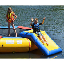 Load image into Gallery viewer, Water Bouncer - Island Hopper 13′ Bounce-N-Splash Padded Water Bouncer 13BNS