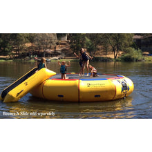 Load image into Gallery viewer, Water Bouncer - Island Hopper 17′ Bounce-N-Splash Padded Water Bouncer  17BNS