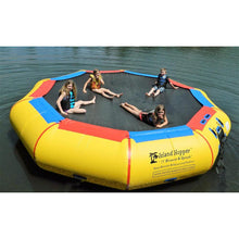 Load image into Gallery viewer, Water Bouncer - Island Hopper 17′ Bounce-N-Splash Padded Water Bouncer  17BNS