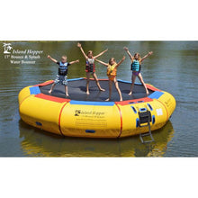 Load image into Gallery viewer, Water Bouncer - Island Hopper 17′ Bounce-N-Splash Padded Water Bouncer  17BNS