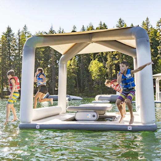 Aquaglide Lakefront Revel Lounge Inflatable Island
