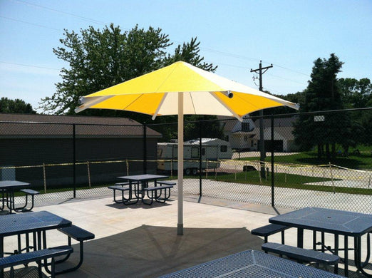 Waterloo Tent & Tarp Stationary Hex Umbrella