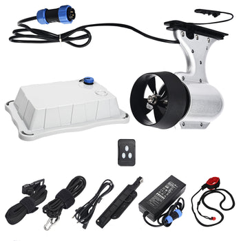 Paradise Pad Electric Motorized SUP Fin - Air7 + Hardboard Adaptor