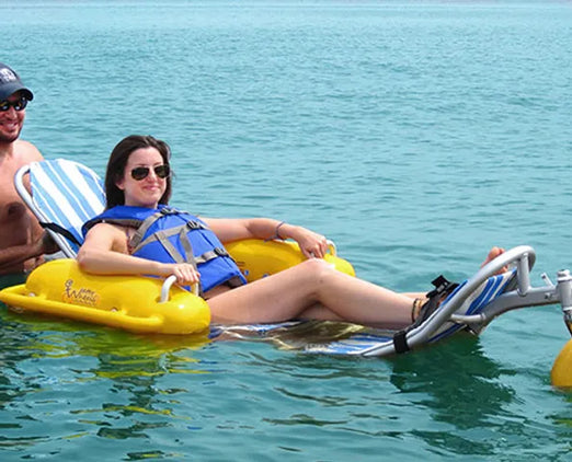 AccessRec WaterWheels Floating Beach Wheelchair