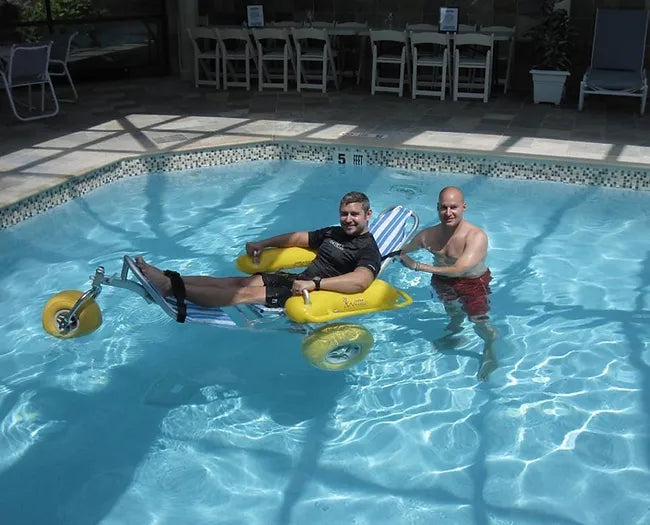 AccessRec WaterWheels Floating Beach Wheelchair