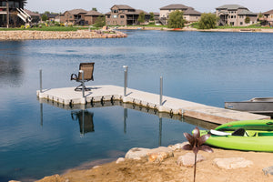 Connect-A-Dock L-Dock Packages 1000 Series-Low Profile at the lake