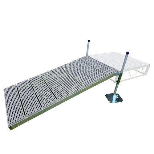 Patriot Docks Shore Ramp Gray Poly 4'x8'